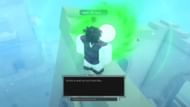 Interact with the green orb to begin the parkour challenge (Image via Roblox | Trello @ Sallick)